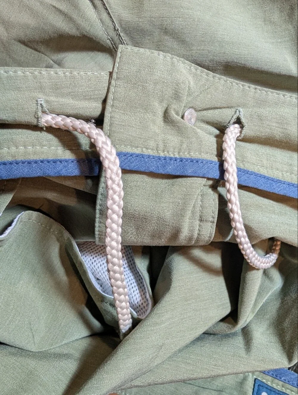 Faherty Men's 35 Olive Green Casual Shorts - Lightweight Everyday All Day Wear